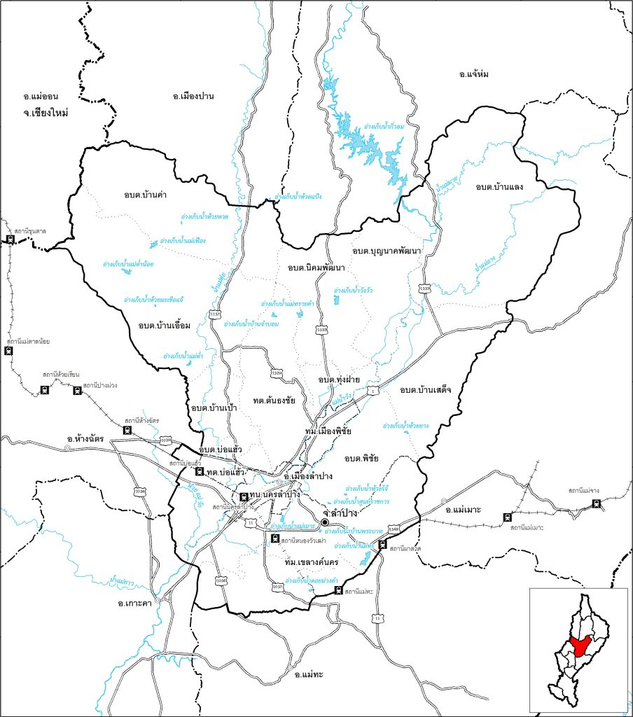 1 ขอบเขตพื้นที่ผังเมืองรวมเมืองลำปาง จังหวัดลำปาง 904x1024